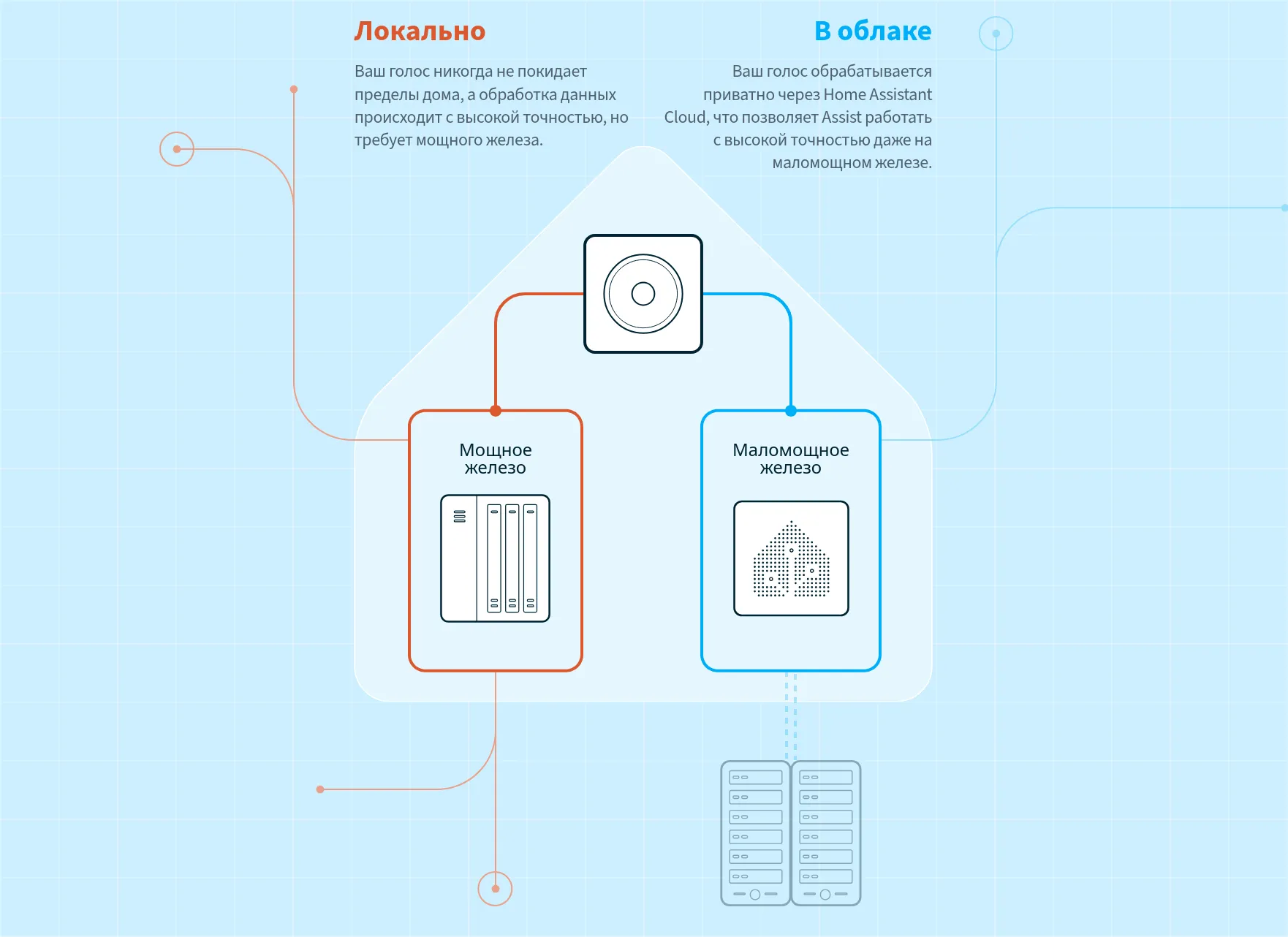 Локальные ассистенты и ассистенты в облаке